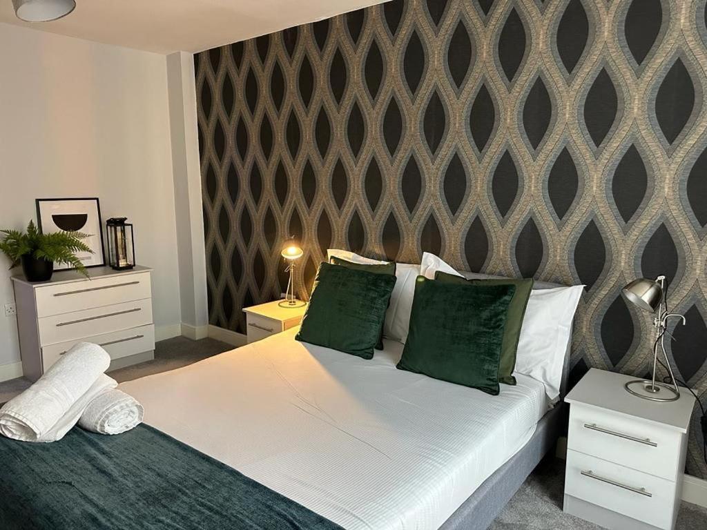 Luxury 9Ine Beautiful Bull Ring Apartment Free Parking Birmingham Exteriör bild