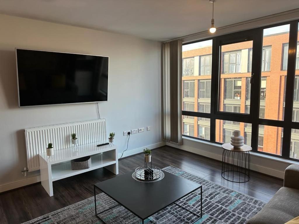 Luxury 9Ine Beautiful Bull Ring Apartment Free Parking Birmingham Exteriör bild
